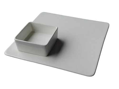 Snack set - porcelain - two-piece