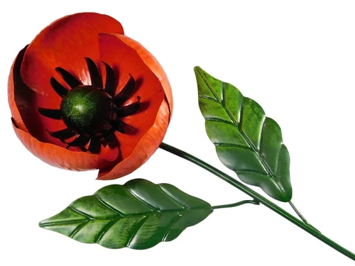 Handmade Poppy - Metal - 82 cm