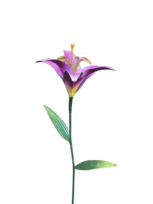 Handmade Lily - garden stool 82 cm - metal
