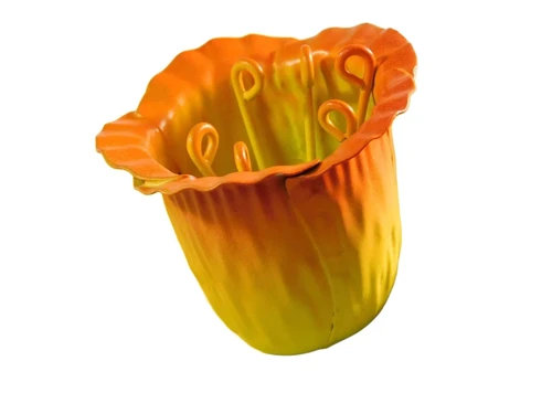 Handmade Daffodil - Yellow - Metal - 50 cm