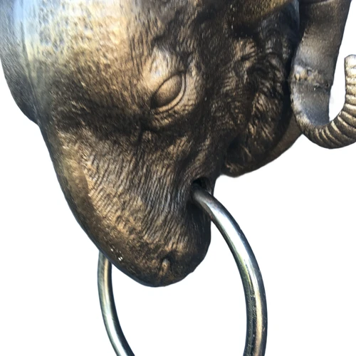 1 ram head iron, with ring