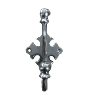 Aluminiumhaken, Kleiderhaken, dekorativ in antikem Design