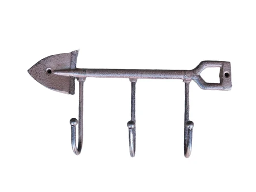 Coathanger shovel - cast iron - brown