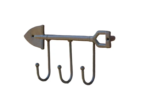 Coathanger shovel - cast iron - brown