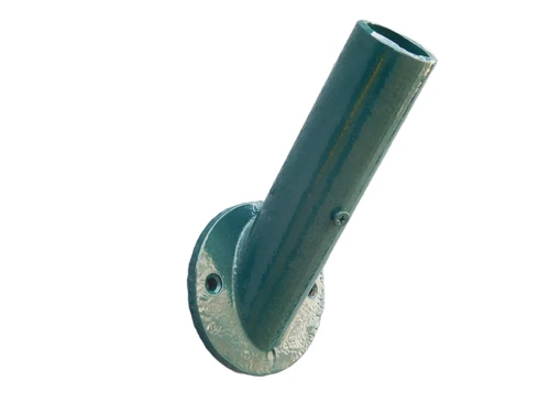 Flagpole holder - cast iron - dark green