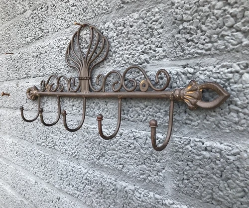 Wall coat rack, iron