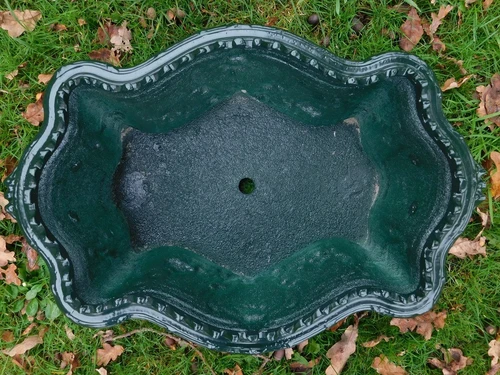Plantenbak Art Nouveau - 55 cm - Alu - Donkergroen