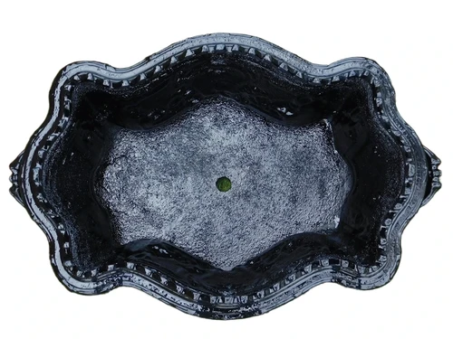 Plantenbak Art Nouveau - 55 cm - Alu - Zwart