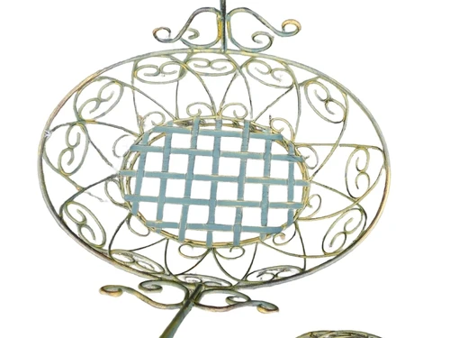 Satz von 3 eleganten Vintage Blumenkörben - Metall