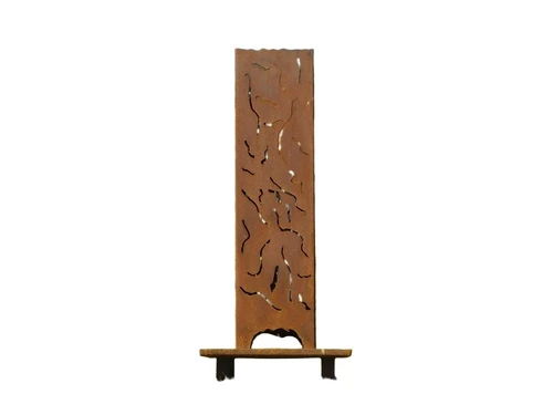 Fire basket XXL - cast iron - rust colour