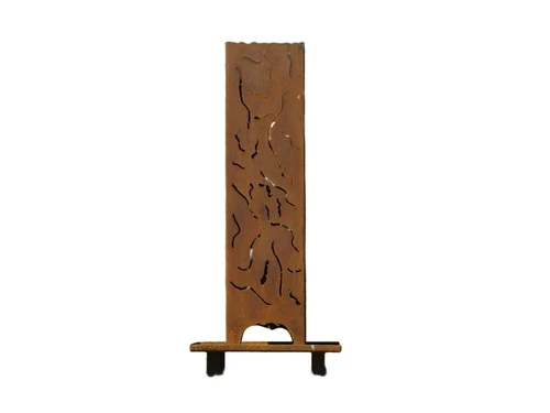 Fire basket XXL - cast iron - rust colour