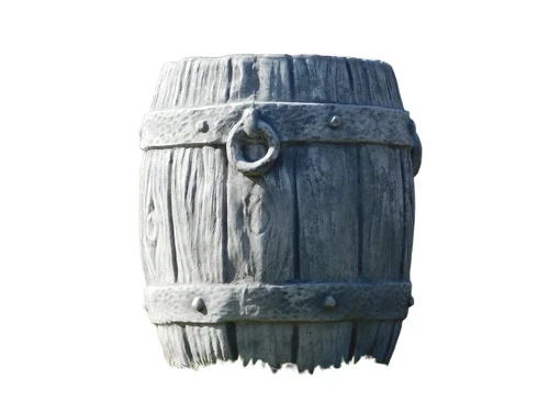 Flower pot as rain barrel - Stone - Detailed