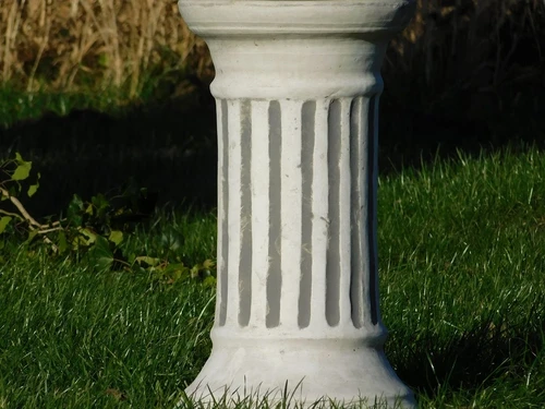 Flowerpot Tulip on Pedestal - 95 cm - Stone