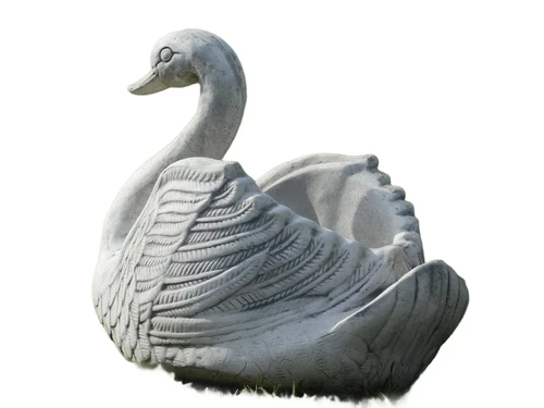 Blumentopf Schwan - 45 cm - Stein