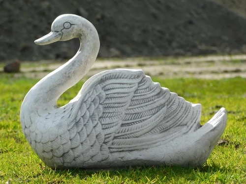 Blumentopf Schwan - 45 cm - Stein