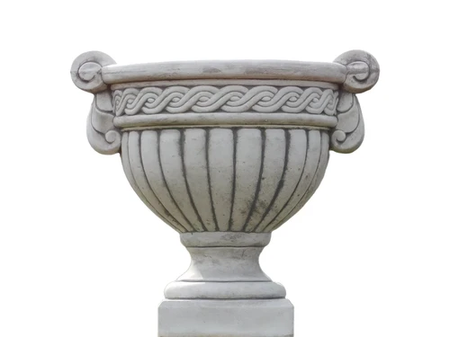 Sturdy Flower Pot - Goblet - 45 cm - Stone