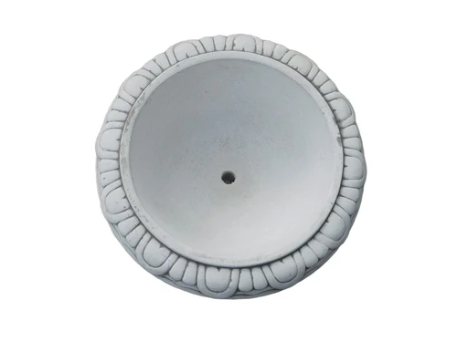 Round Flowerpot on Pedestal - 83 cm - Stone
