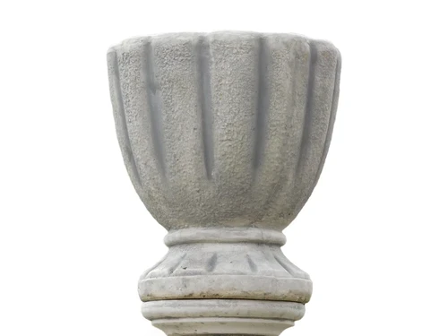 Runde Gartenvase - 52 cm - Stein