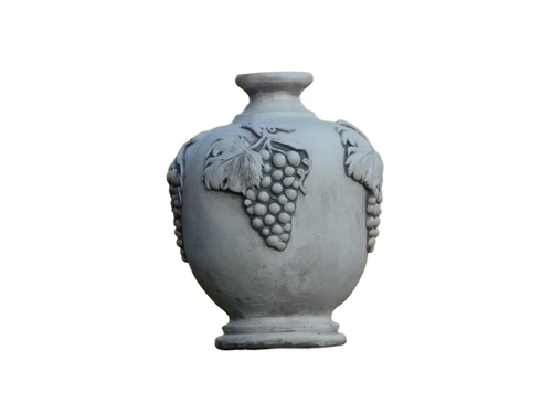 Garden Vase with Grapes - Stone - Water LAST ONE!!