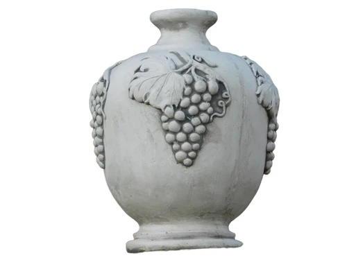 Garden Vase with Grapes - Stone - Water LAST ONE!!