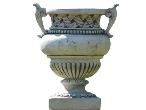Garden Vase with Ears - 53 cm - Detailed - Stone