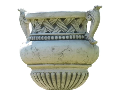 Garden Vase with Ears - 53 cm - Detailed - Stone