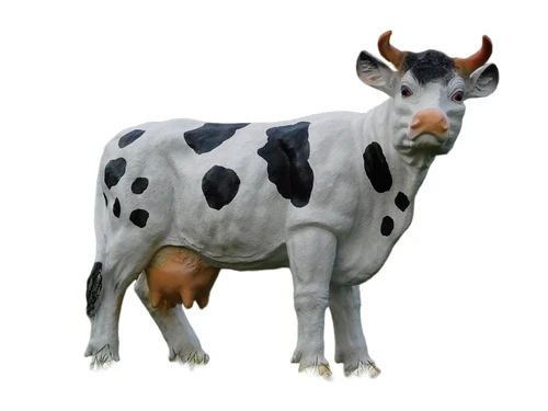 Cow Black White - 60 cm - Polystone
