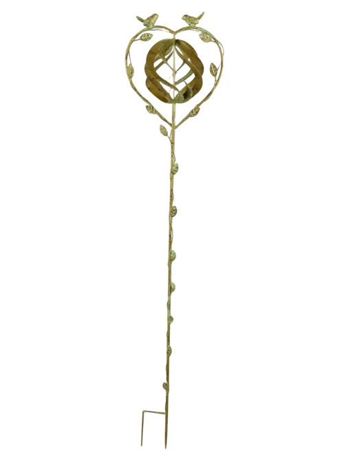 Garden Stake Spinner with Birds - 150 cm - Metal