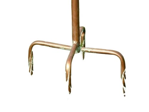 Vogelhaus Eichel - Stehend - 170 cm - Gartenstab - Kupferoptik