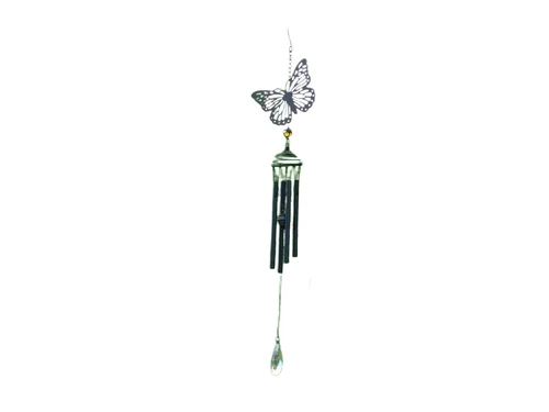 Wind chime Butterfly - 70 cm - Black