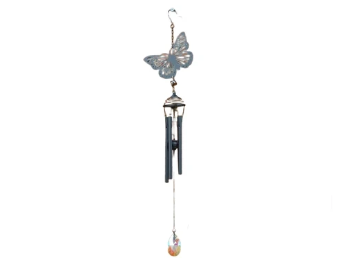 Wind chime Butterfly - 70 cm - Black