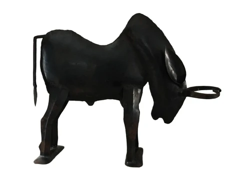 Stier, El-Torro, geheel metaal en uniek,  prachtig!!