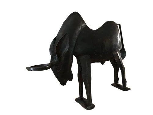 Stier, El-Torro, geheel metaal en uniek,  prachtig!!