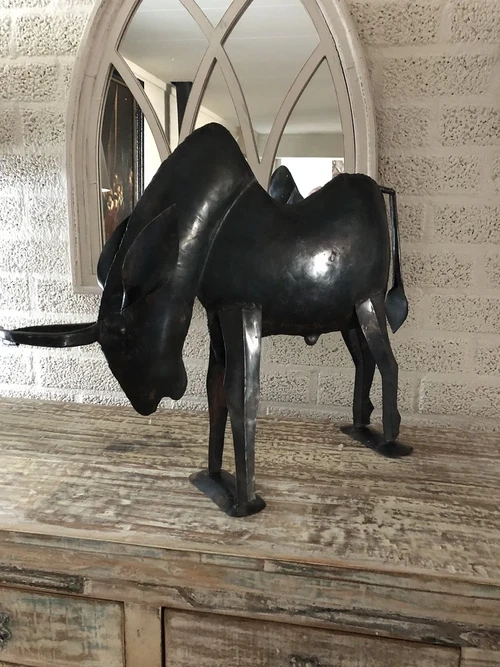 Stier, El-Torro, geheel metaal en uniek,  prachtig!!