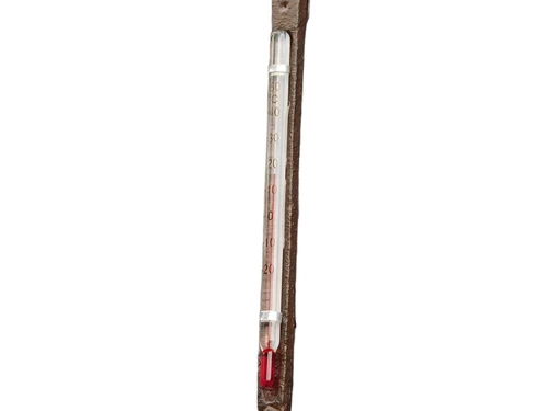 Temperatuurmeter in de vorm van een schep, gietijzer