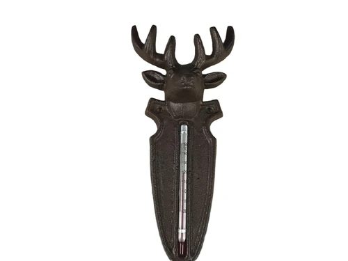 Thermometer with deer head, very nice!