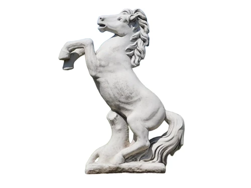 Prancing Horse XL - Solid Cast Stone
