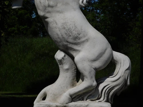 Prancing Horse XL - Solid Cast Stone