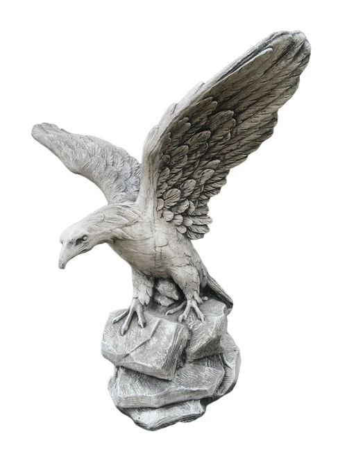 Wirklich faszinierende solide Kunststein-Statue eines Adlers, super schön!