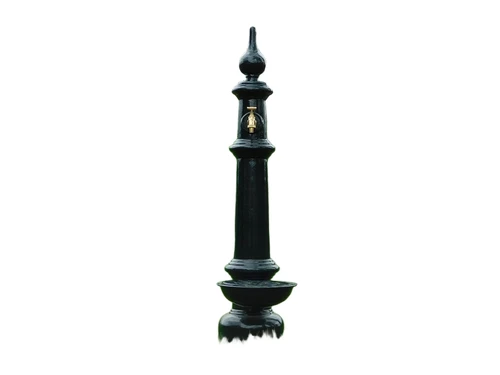 One-off: Standing Water Tap - 120 - Dark Green - with Brass Tap