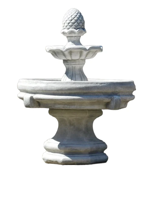 Fountain Pine cone - 120 x 90 cm - Stone