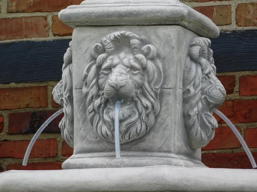 Springbrunnen Löwe XL - 125 cm - Stein