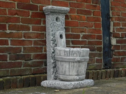 Fountain with Bucket - 80 cm - Stone