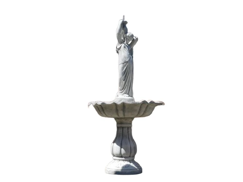 Fountain with Woman - 170 x 80 cm - Stone
