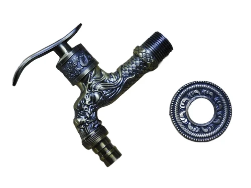 Ornamental Water Tap - Brass - Rosette included
