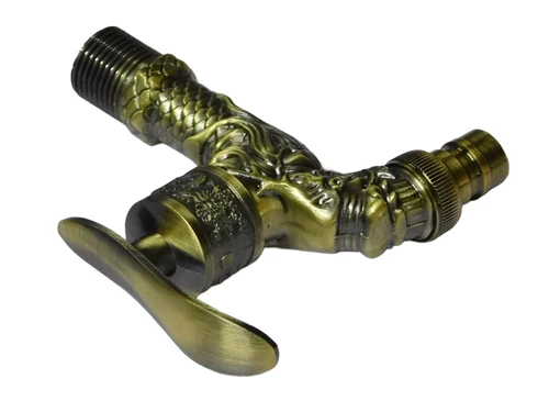 Ornamental Water Tap - Brass - Rosette included