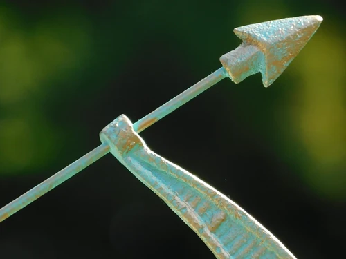 Elegant Sundial - 40 cm - Turquoise - Cast Iron