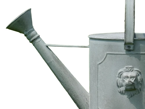 Garten-Gießkanne mit Löwenkopf - Gealtertes Metall - 4,5 L