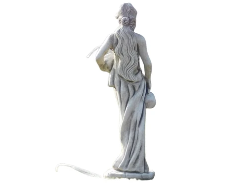 Vrouw met Waterkruiken - 80 cm - Steen - Wateruitloop