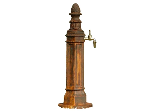 Exclusive standing fountain - water tap - alu in oxide